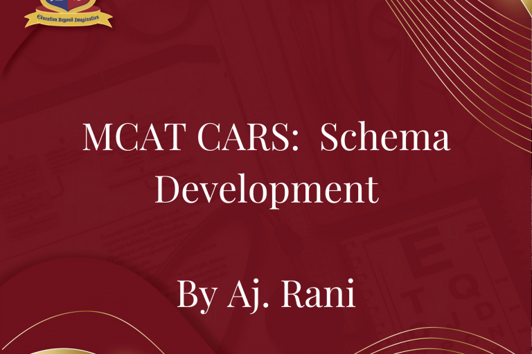 MCAT CARS: Schema Development