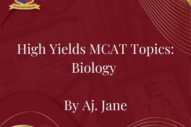 High Yields MCAT Topics: Biology