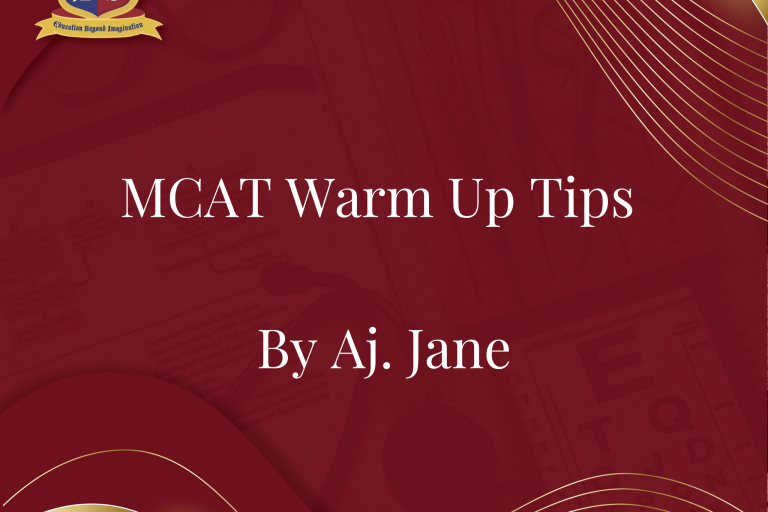 MCAT Warm Up Tips