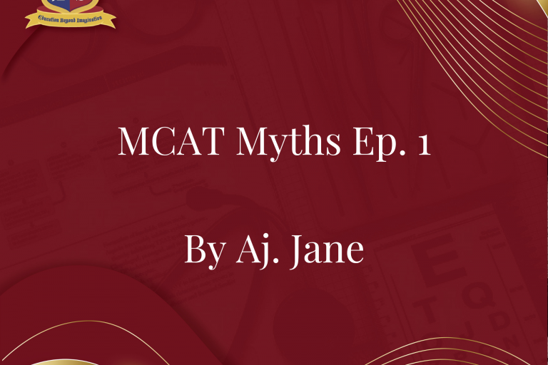 MCAT Myths EP.1